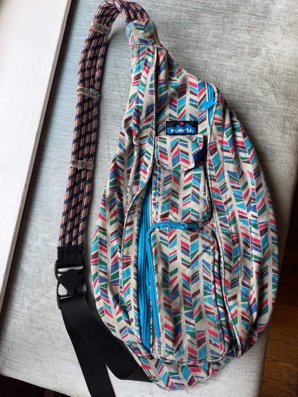 Kavu Chevron Rope Sling Bag